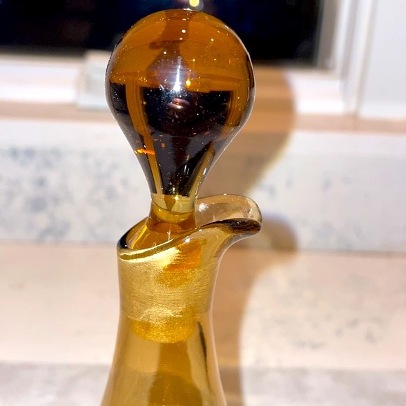Scandinavian Hand Blown MCM Decanter Pitcher & Stopper Excellent Condition - Picture 4 of 11